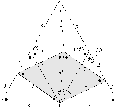 extended scale structure with integral lengths and areas