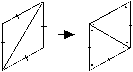 Diamond-rhombus divisions